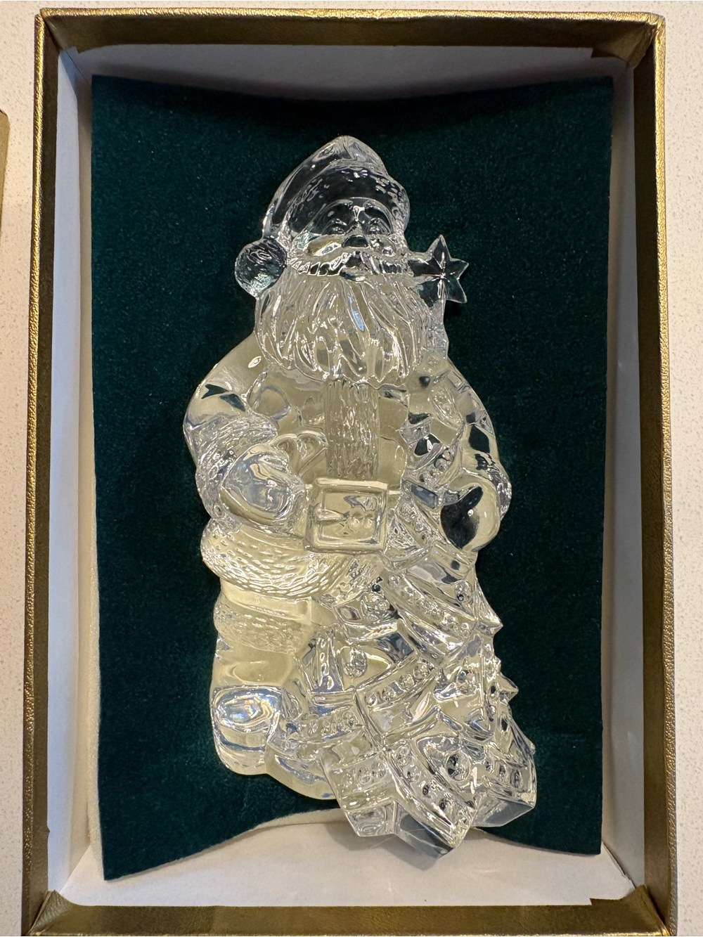 Waterford Crystal 5th edition Christmas Santa collectible- mint condition